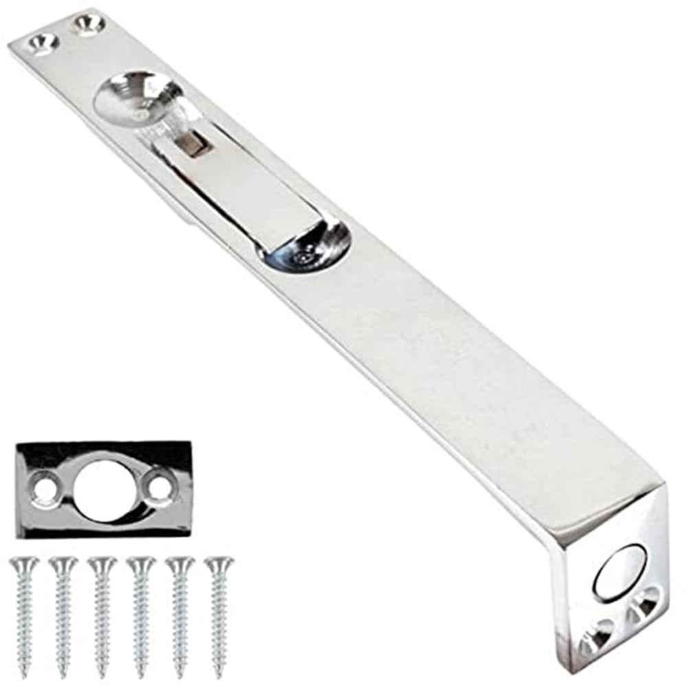Golden Grace Polished Chrome Lever Action Door Flush Bolt Set Image