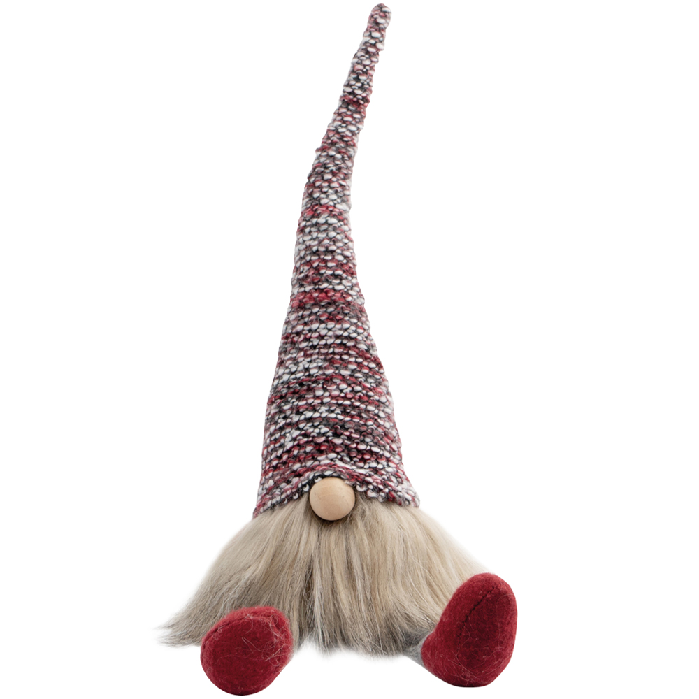 St Helens Fabric Multicolour Hat Santa-Gonk Decoration Image 1