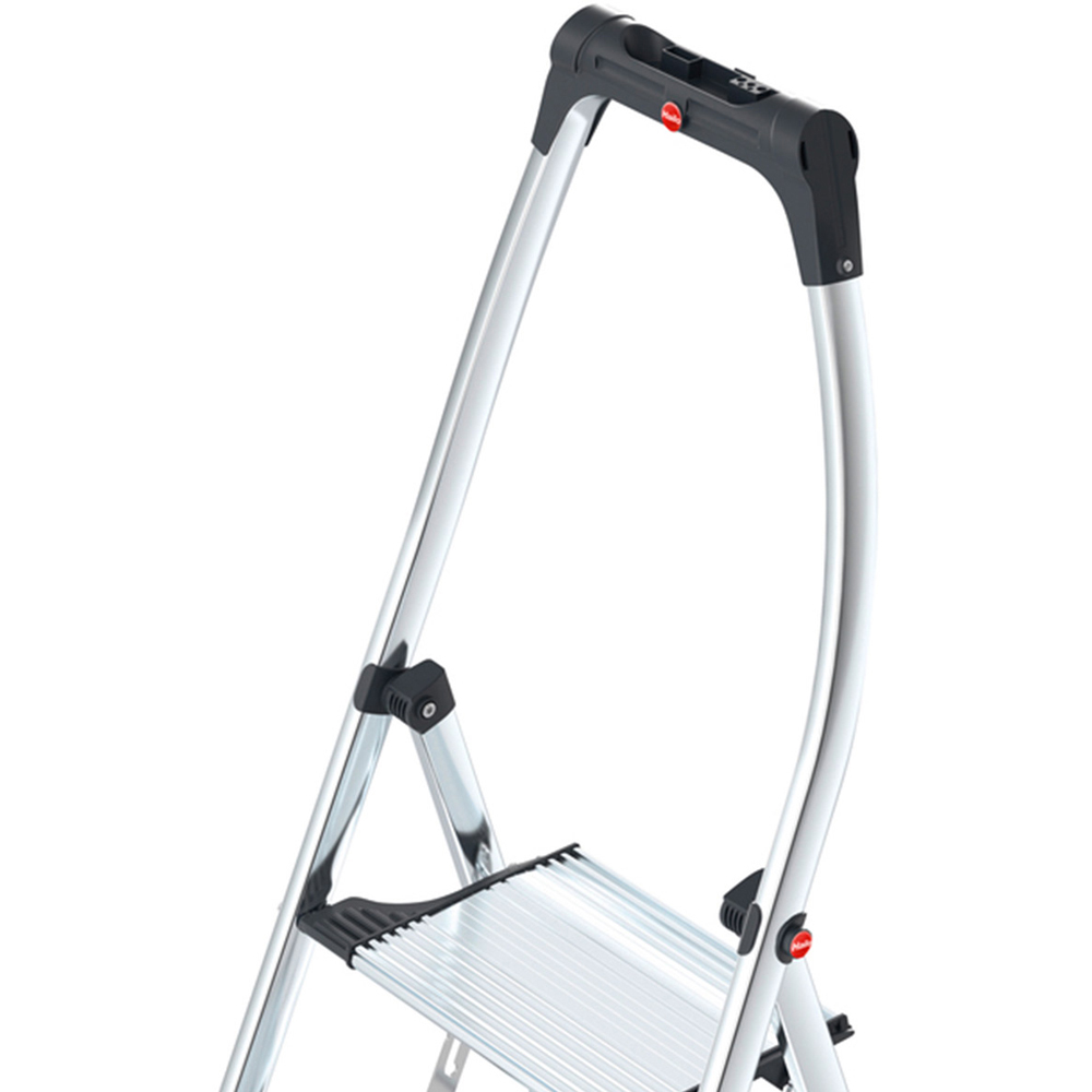 Hailo 4302-301 K100 2 Tread Topline Aluminium Comfort Step Ladder Image 6