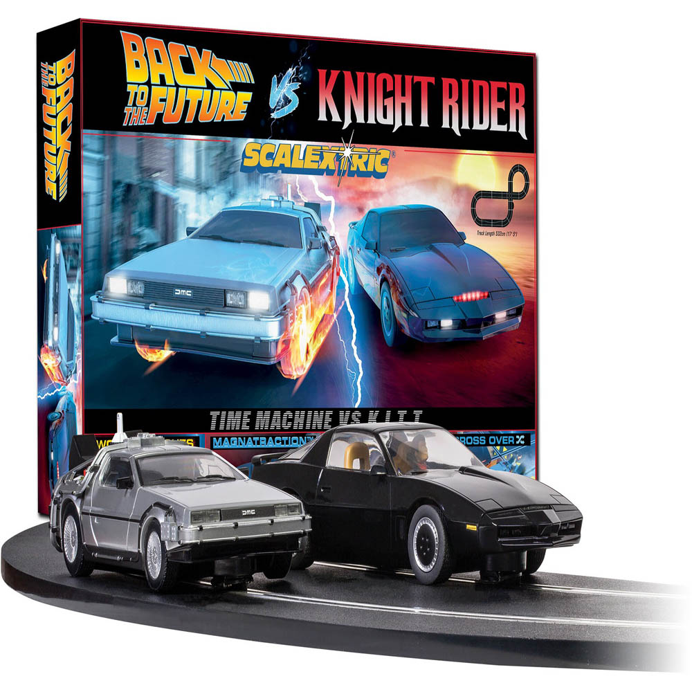 Scalextric Back To The Future vs Knight Rider Race Set Image 1