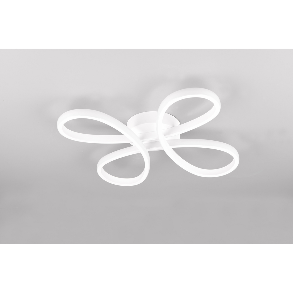 TRIO Fly White Matt Integrated LED Ceiling Light Image 6