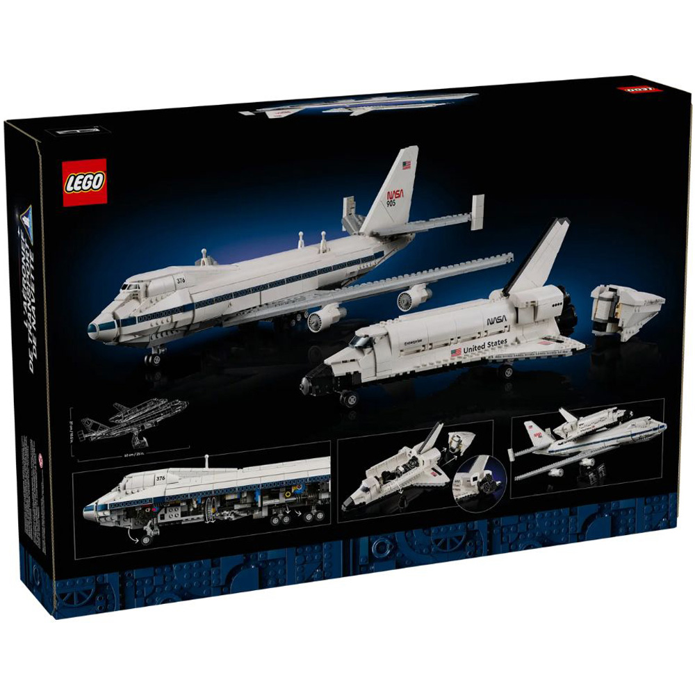 LEGO Icons 10360 Boeing 747 Shuttle Carrier Aircraft Set Image 1