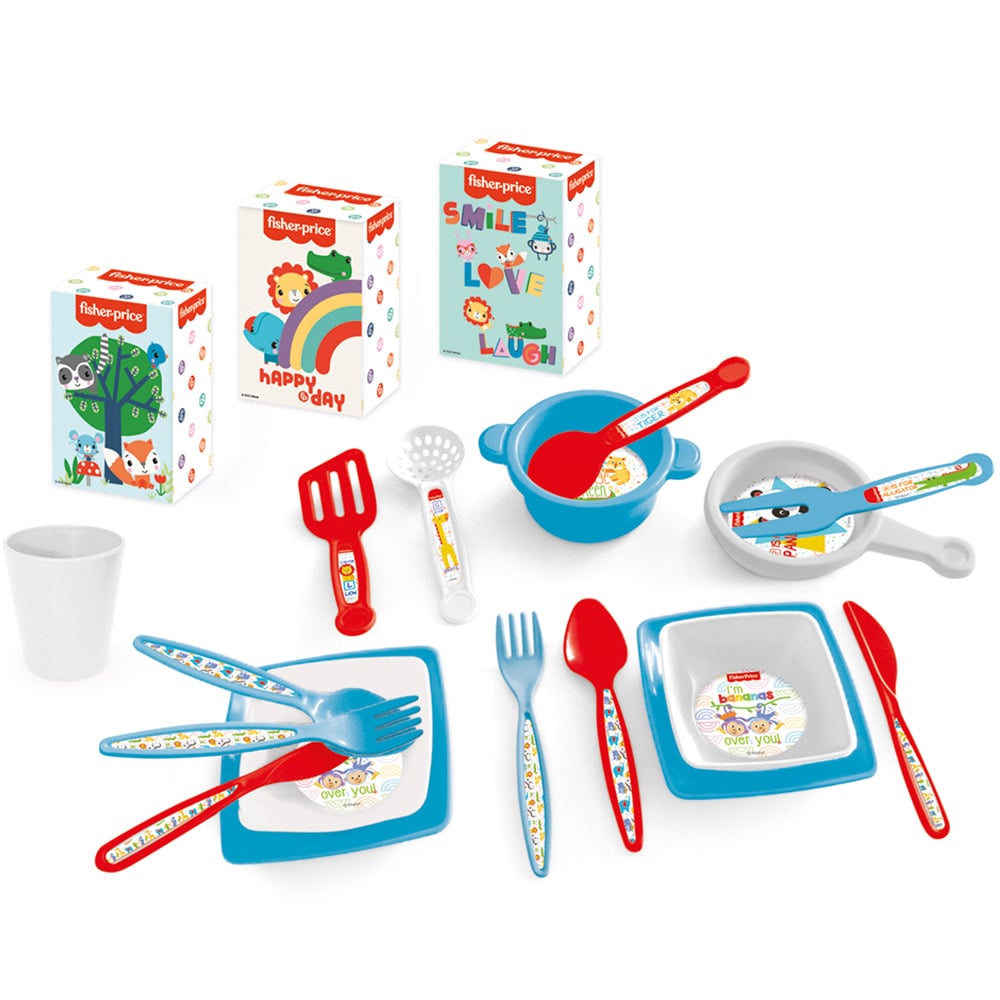 Dolu Fisher Price Kids 21 Piece Kitchen Set Image 2