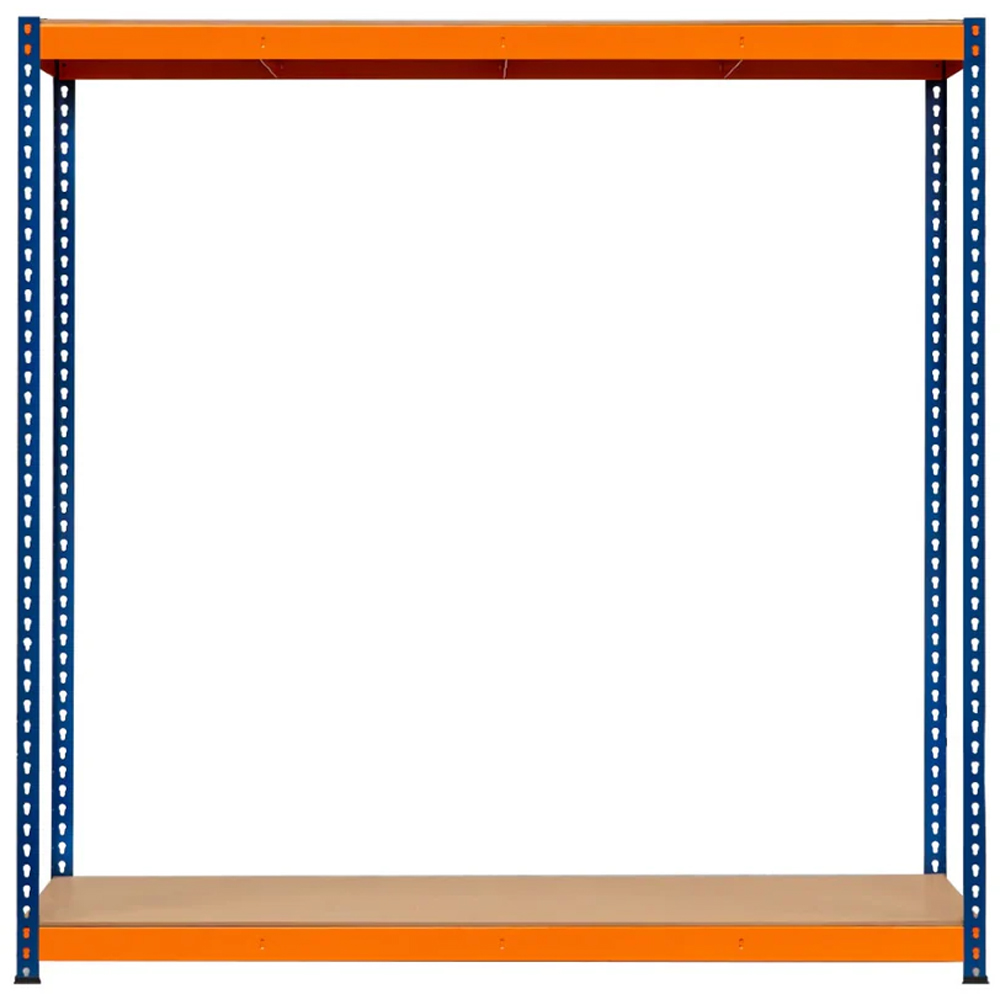 Monster Shop S Rax 2 Shelf Blue and Orange Shelving Unit Image 3