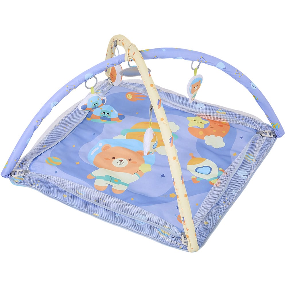 H&O Direct Blue Square Playpen Set Image 2