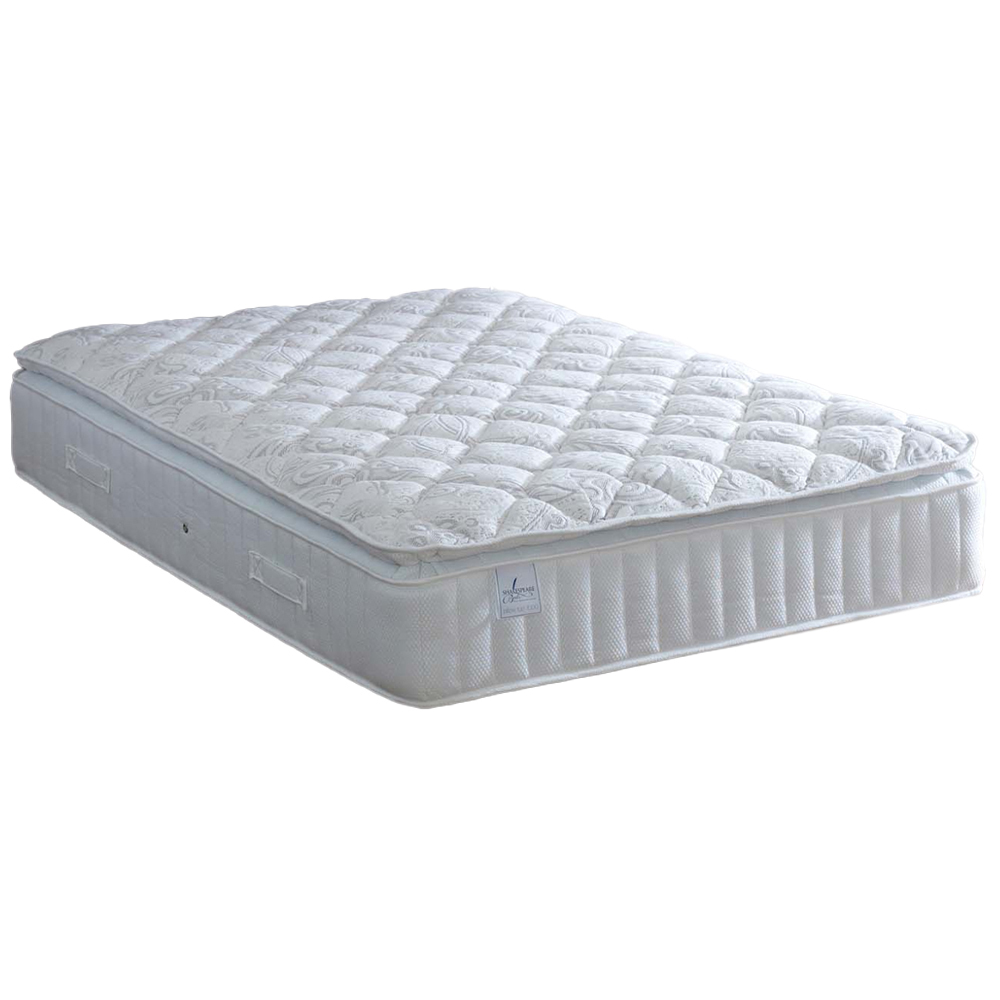 Eleganza Home Pillow Top Super King Size 1000 Pocket Medium Mattress Image 1
