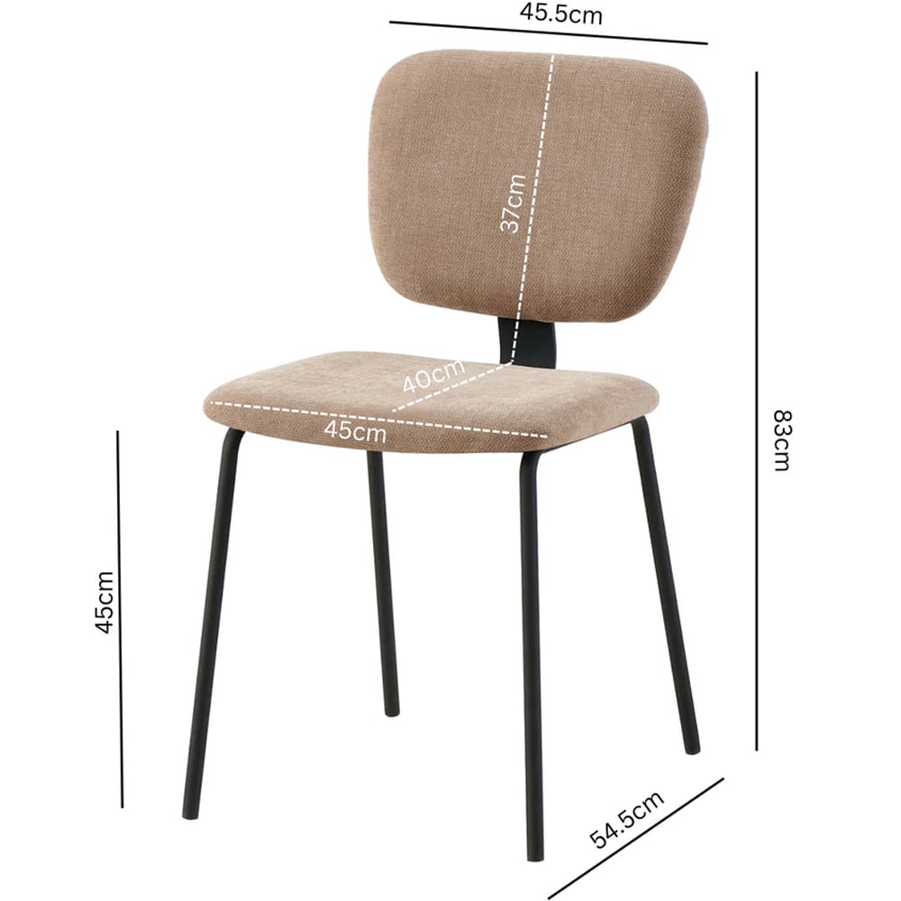 DS Living Elise Cedar Dining Chair Set of 2 Image 6