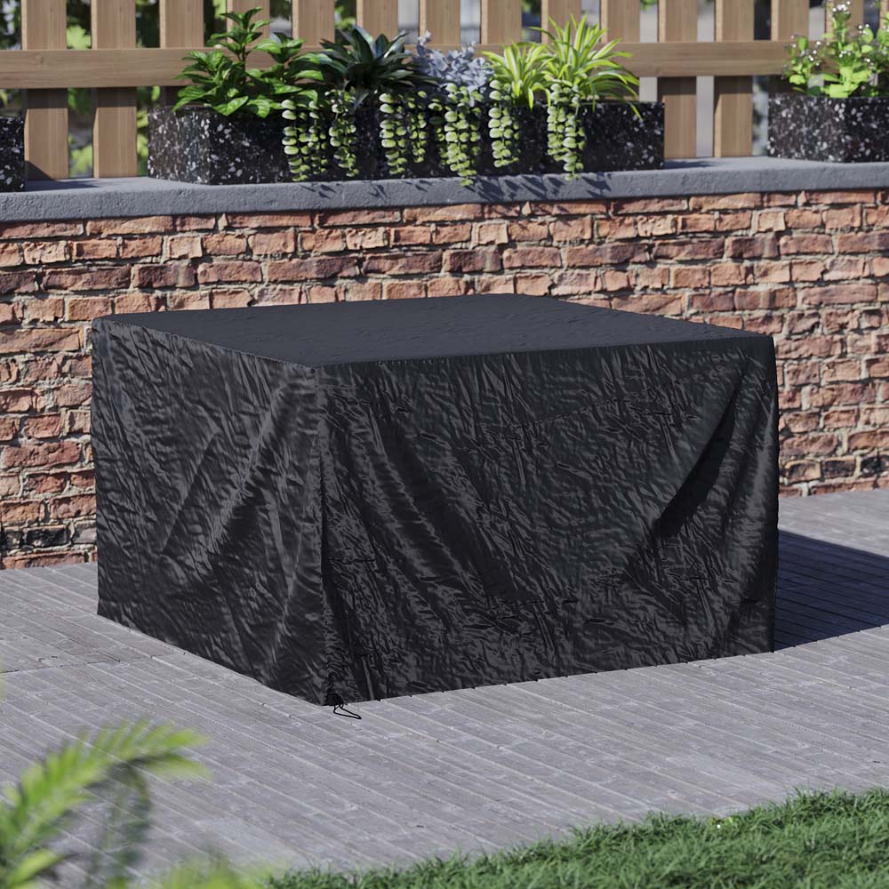 Garden Vida Black Outdoor Patio Furniture Cover 71 x 113 x 113cm Image 2