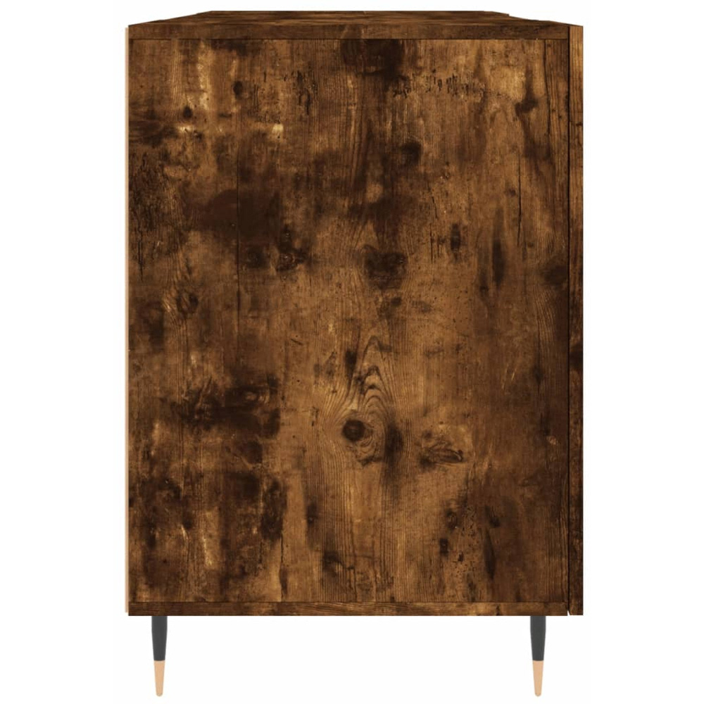 vidaXL 2 Door Computer Desk Smoked Oak Image 6