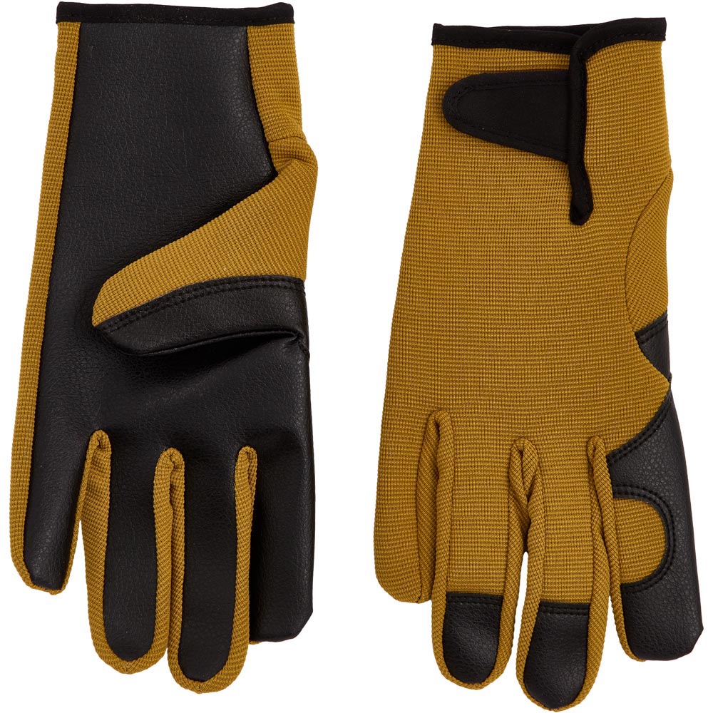 Wilko Medium Mustard Professional Garden Gloves Image