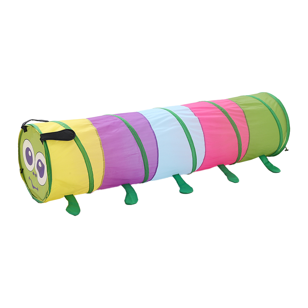 Living and Home Foldable Caterpillar Crawl Play Pop up Tunnel 6ft Image 2