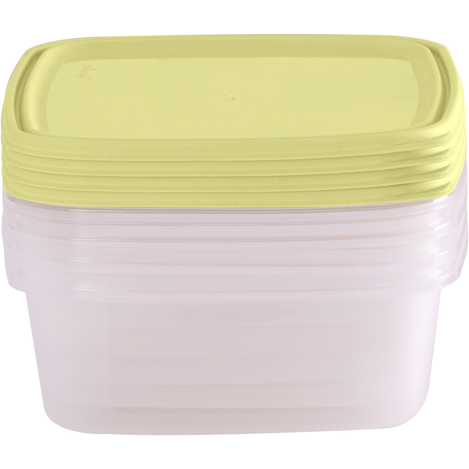 Pack of 4 Wham Food Boxes Yellow Image 4