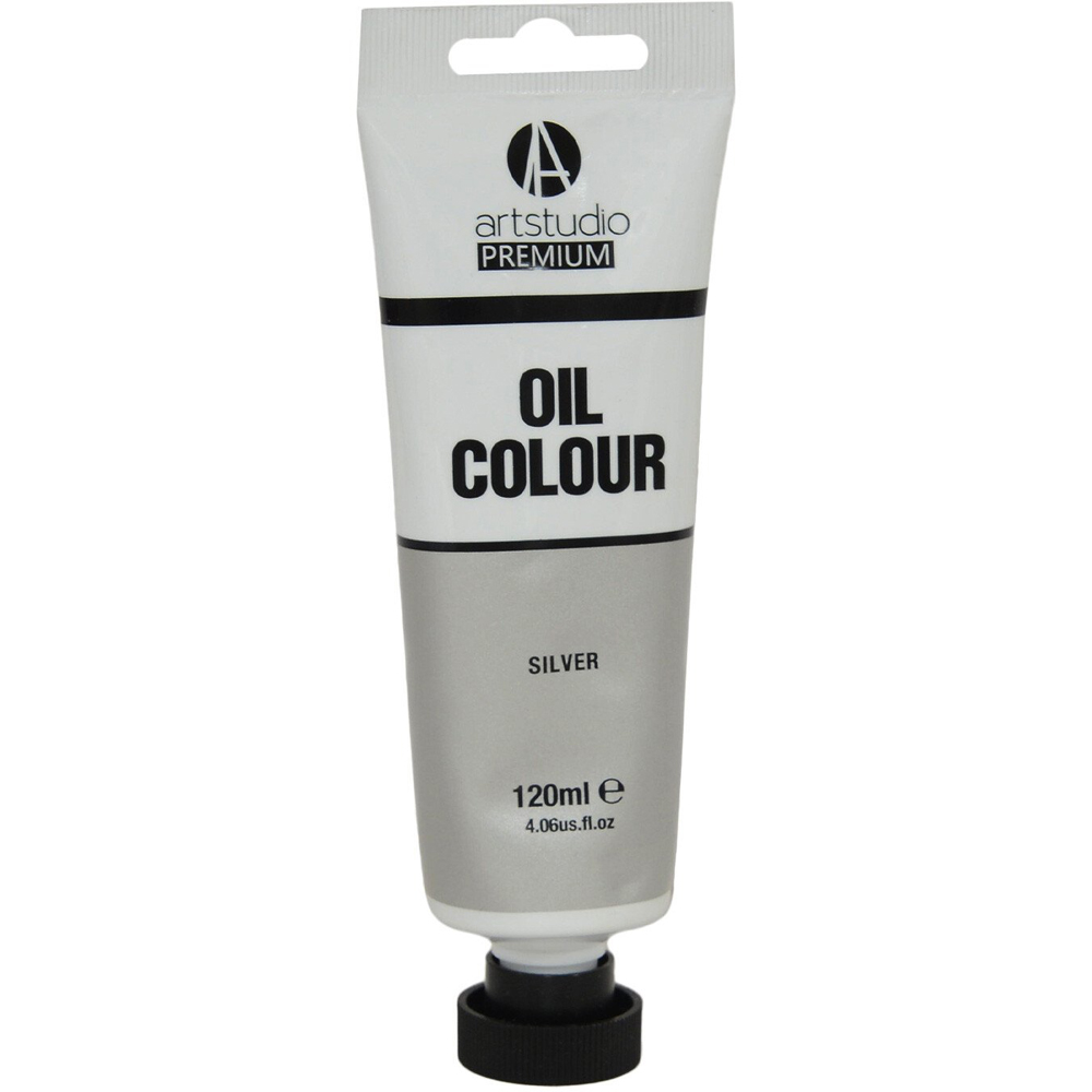 Art Studio Premium Oil Paint - Silver Image