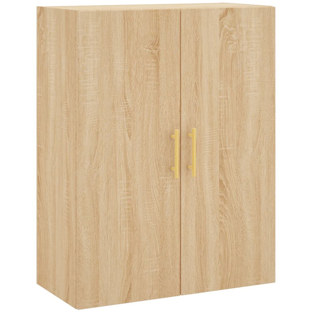 vidaXL 2 Door Brown Sonoma Oak Wall Mounted Cabinet Image 2