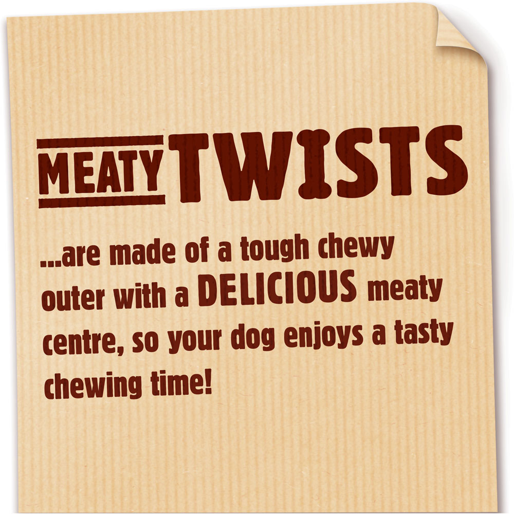Bakers Meaty Twist Medium Dog Treats 180g   Image 8