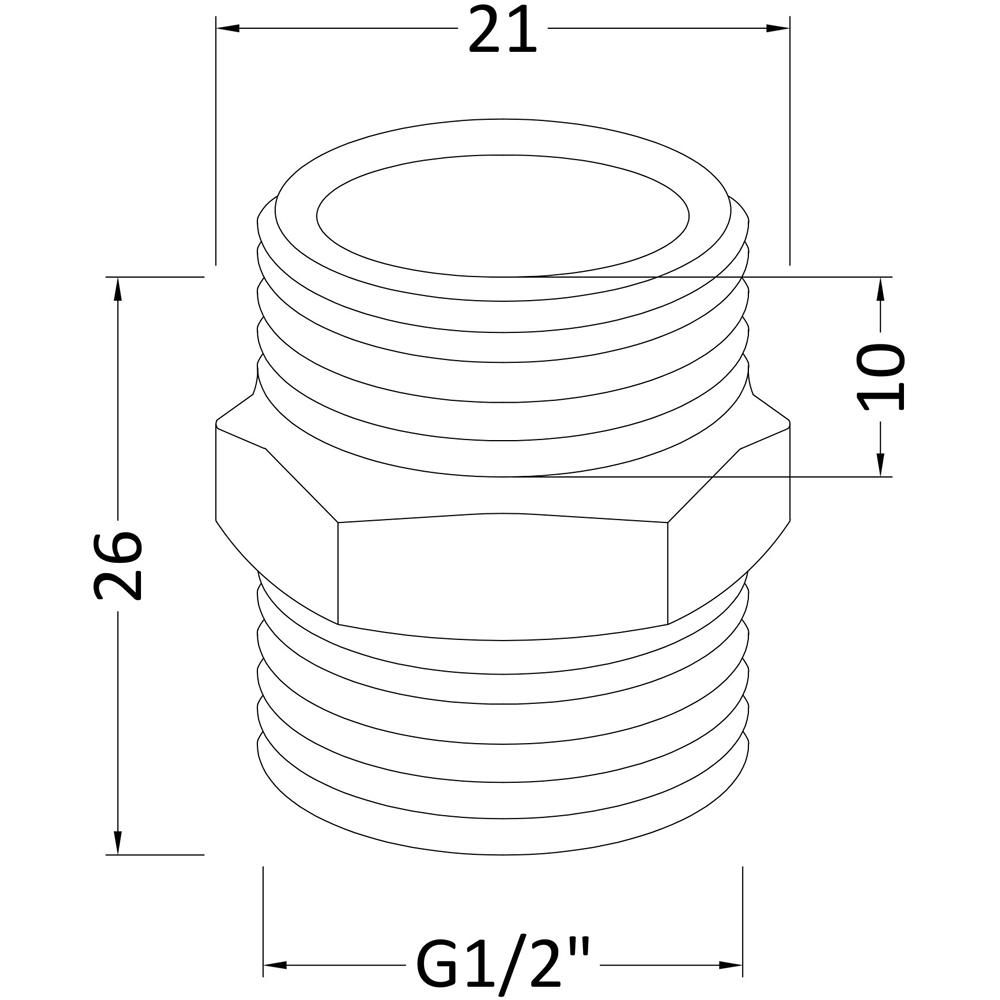 nuie Chrome Flow Regulator Image 2