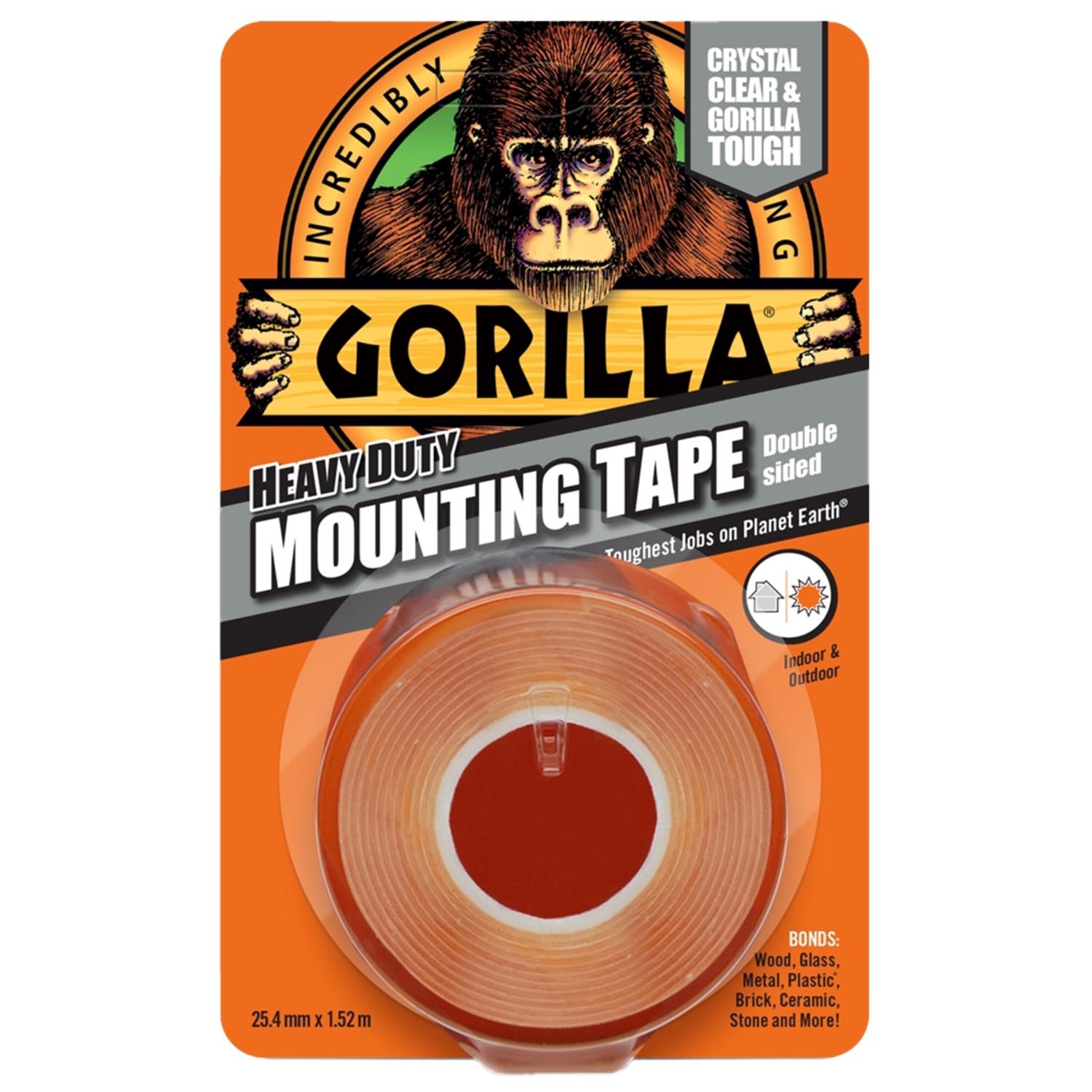 Gorilla 25.4mm x 1.52m Heavy Duty Mounting Tape Image