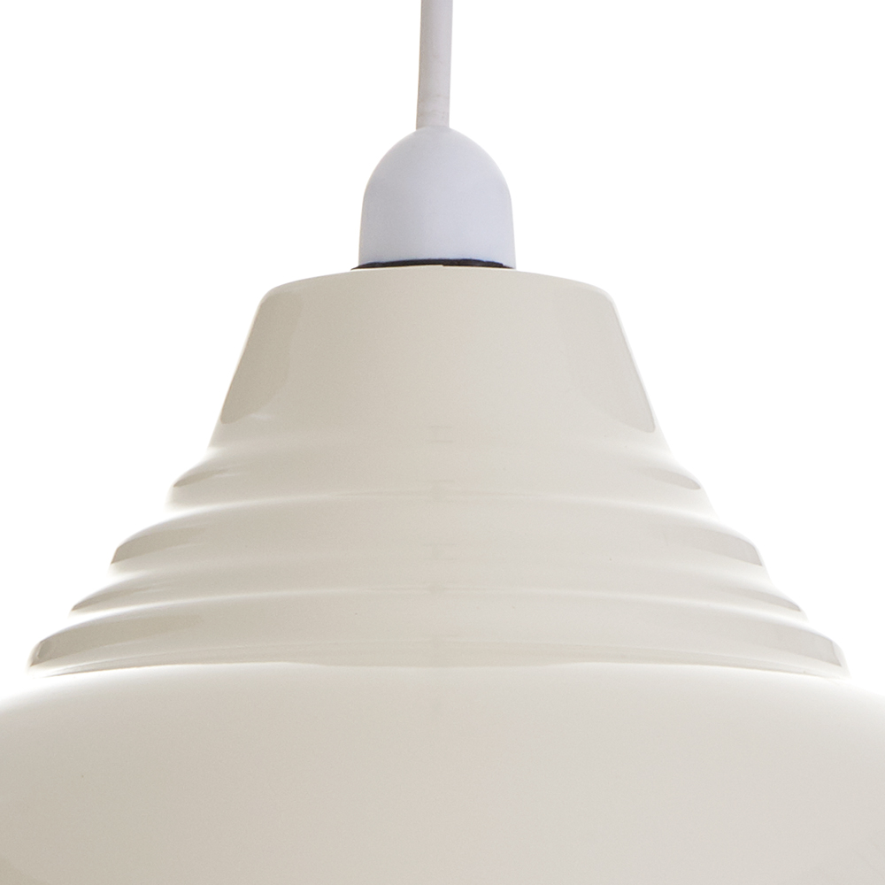 Wilko Vintage Cream Pendant Light Shade Image 4