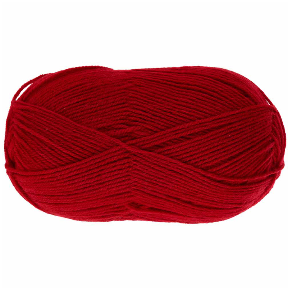 Wilko Double Knit Yarn Red 100g Image 4
