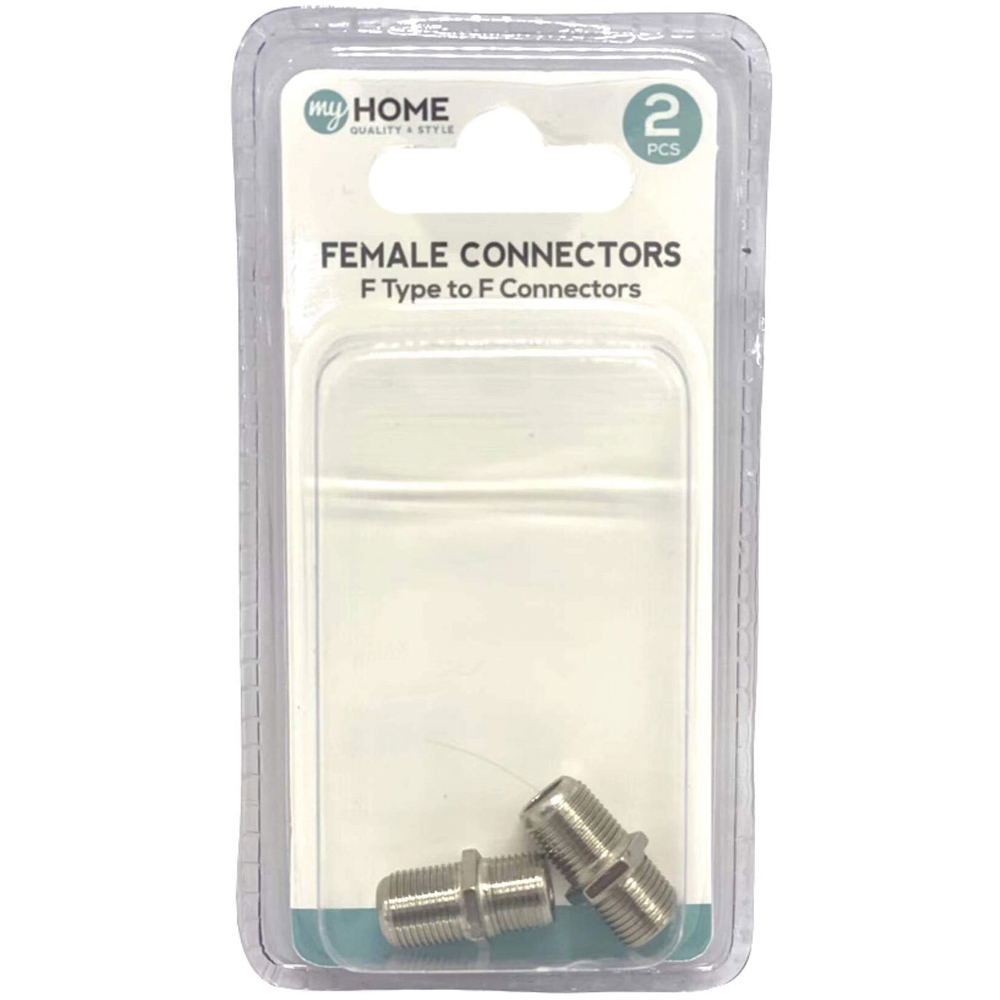 My Home Type F Female Connectors 2 Pack Image