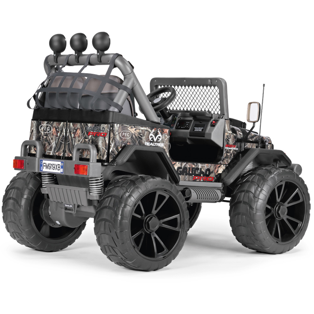PEG Gaucho Pro Real Tree Kids Electric Ride-On Off-Road Vehicle Camo 24V Image 3