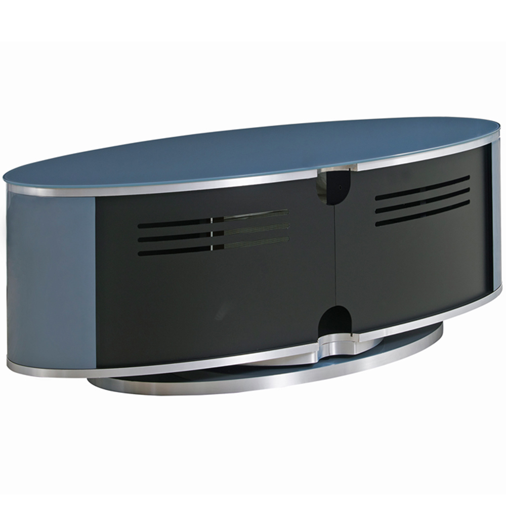 MDA Designs Luna 2 Door Grey TV Unit Image 3