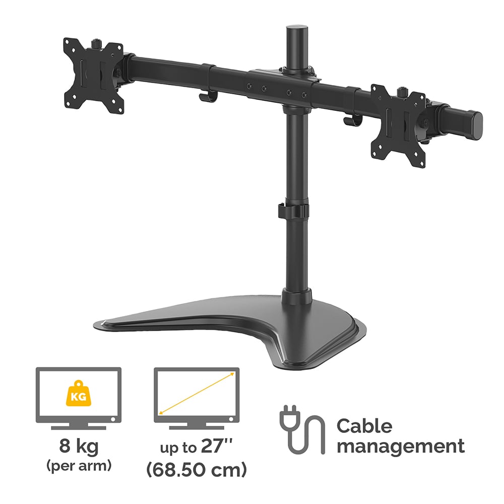 Fellowes Seasa Dual Horizontal Monitor Arm Image 3