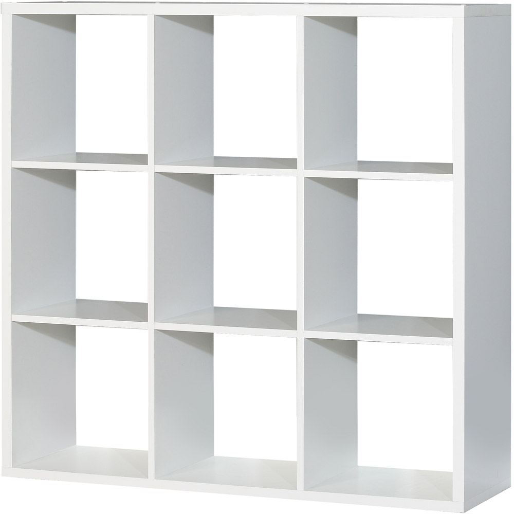 Florence Mauro 9 Shelf Matt White Bookshelf Image 3