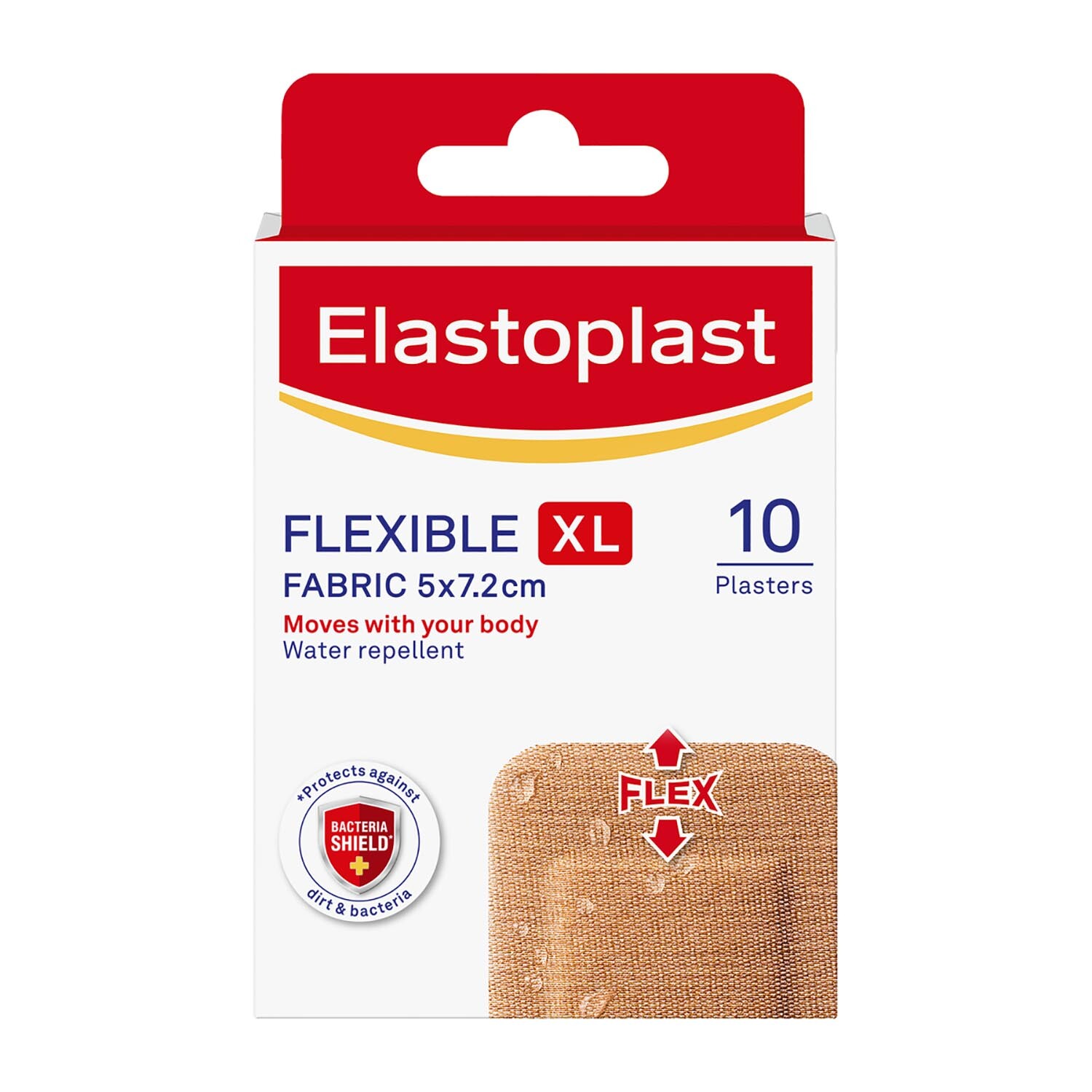 Elastoplast Flexible Extra Large Fabric Plaster 10 Pack Image