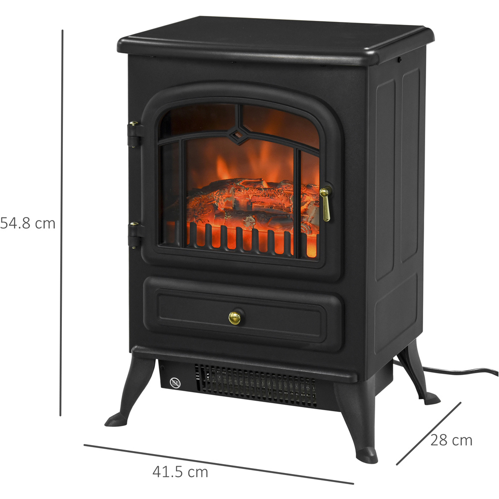 HOMCOM Ava Portable Electric Fireplace Heater Image 7