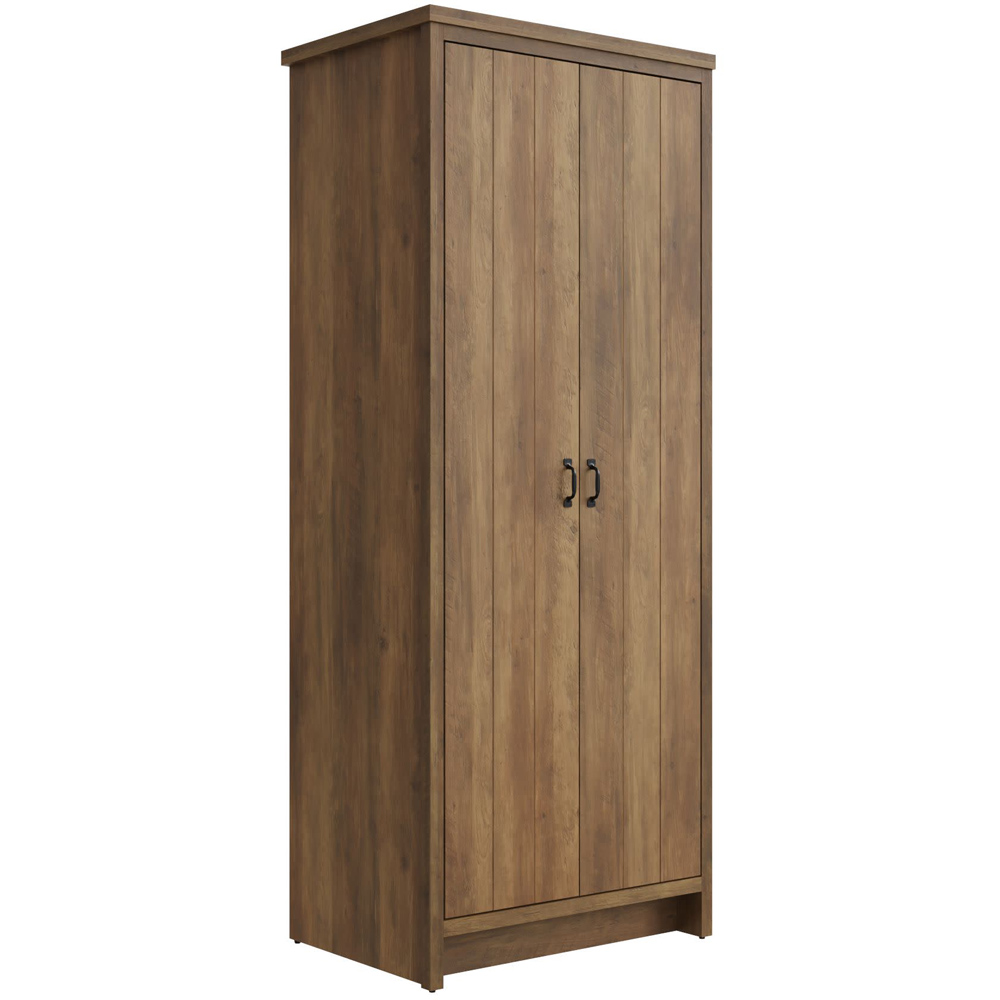 GFW Boston 2 Door Knotty Oak Wardrobe Image 4