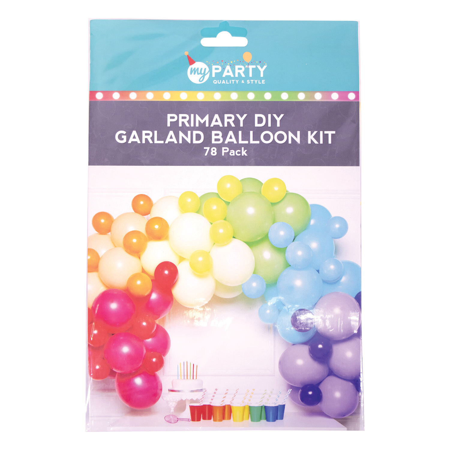 Primary DIY Garland Balloon Kit Image 1