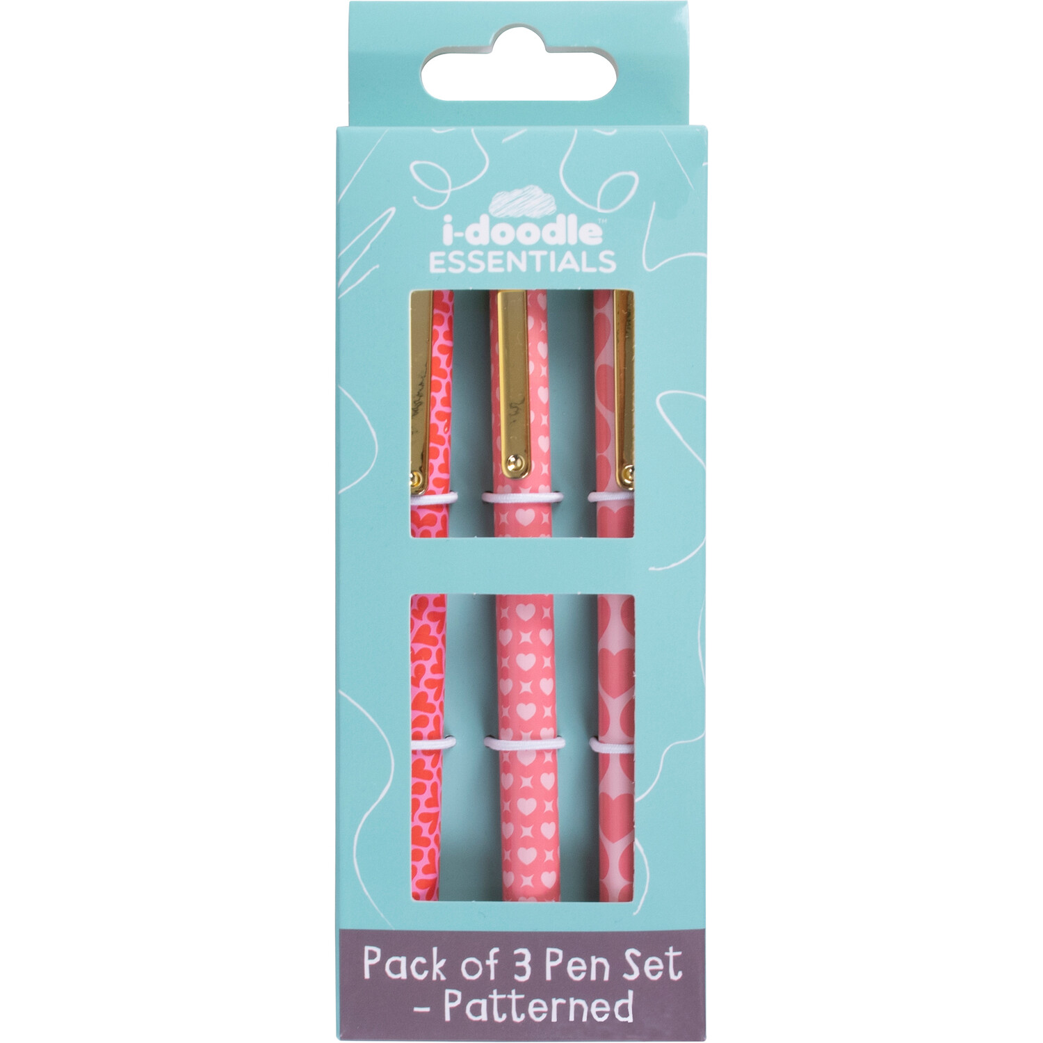 Pack of 3 Patterned Pens Image 2