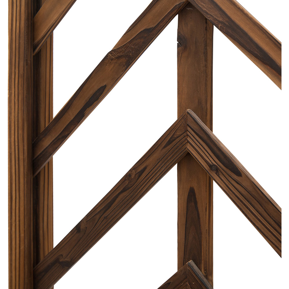 Outsunny 7 x 5ft Wooden Garden Arch Trellis Image 3