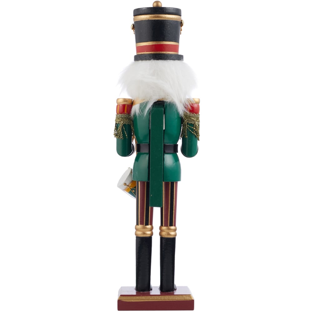 Living and Home Wooden Nutcracker Soldier Christmas Ornament Image 4