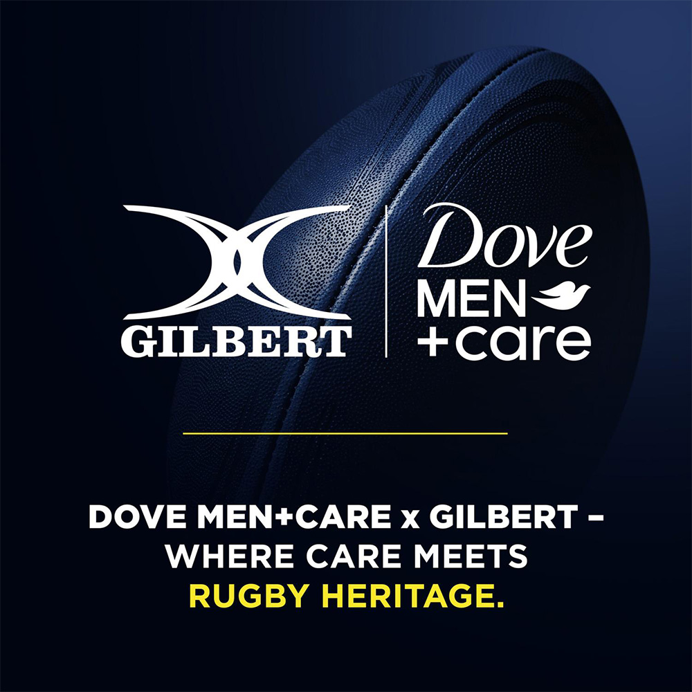 Dove Men+Care x Gilbert Rugby Ball Edition Washbag 3 Piece Gift Set Image 5