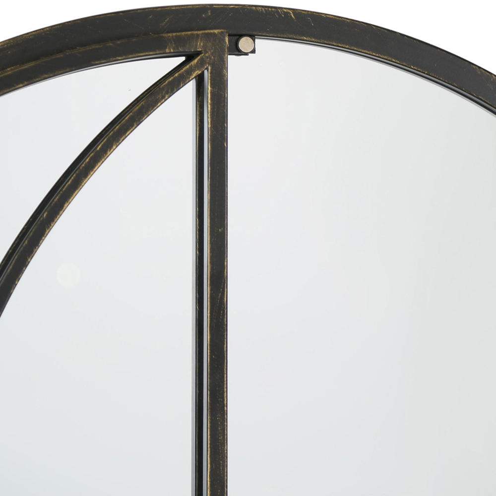 MirrorOutlet Summer View Metal Arched Opening Window Garden Mirror 160 x 85cm Image 6