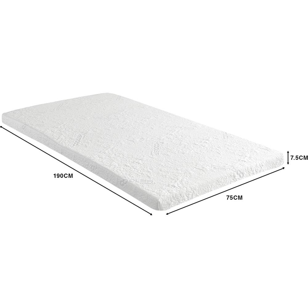 Starlight Beds Small Single Graphite Infused Cooling Mattress Topper 3 inch Image 5