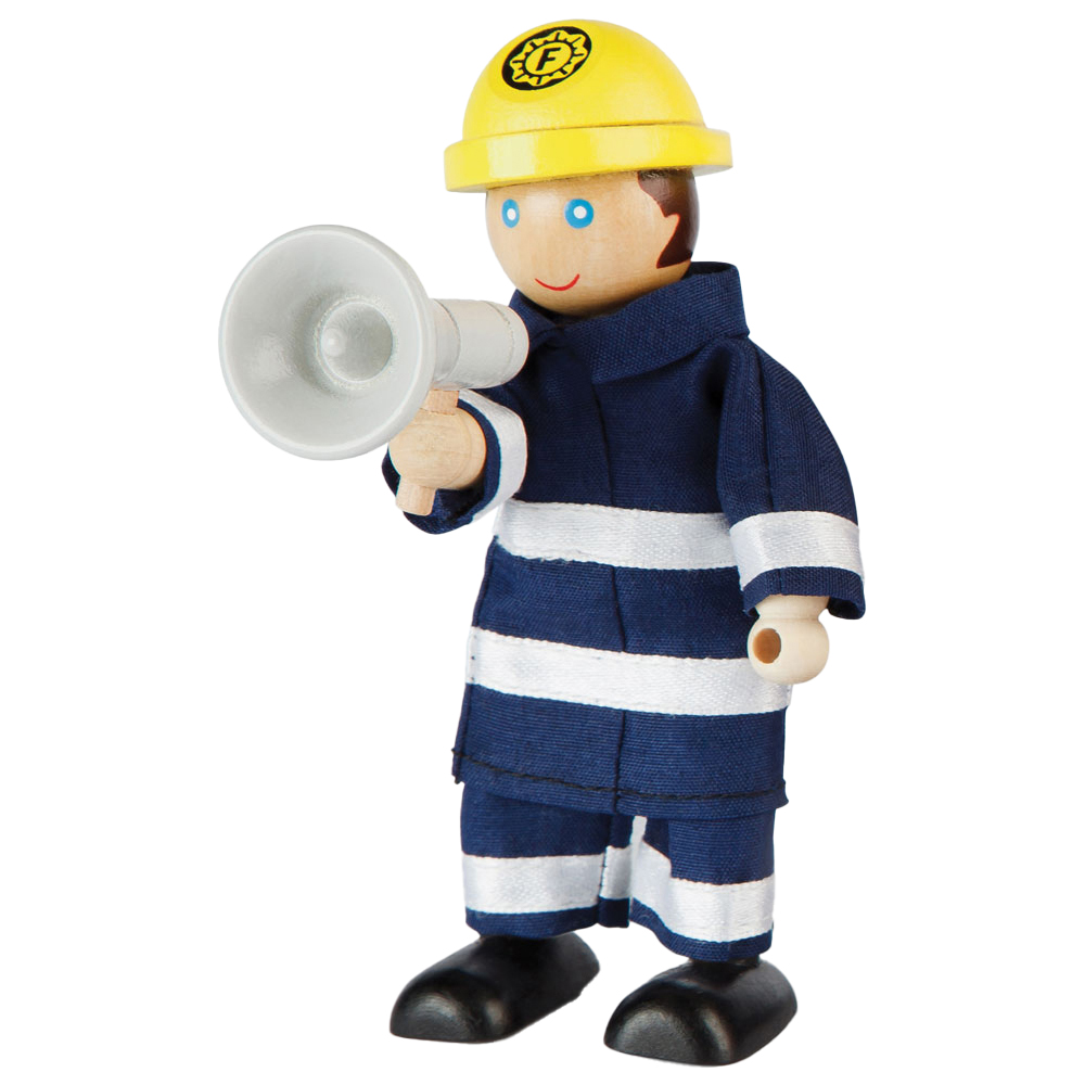 Tidlo Wooden Firefighters Set Image 2