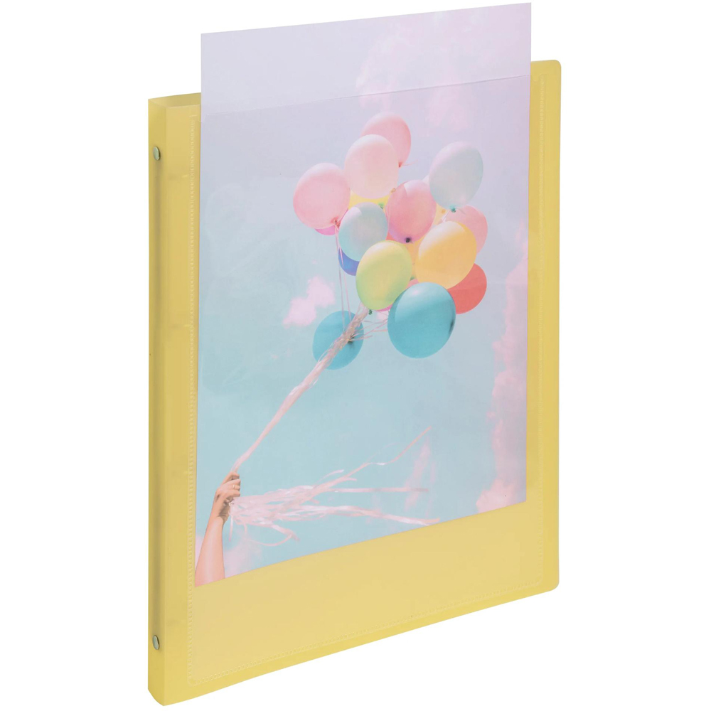 Exacompta Kreacover Pastel A4 Multicolour PP 4R Ring Binder 15mm 20 Pack Image 7