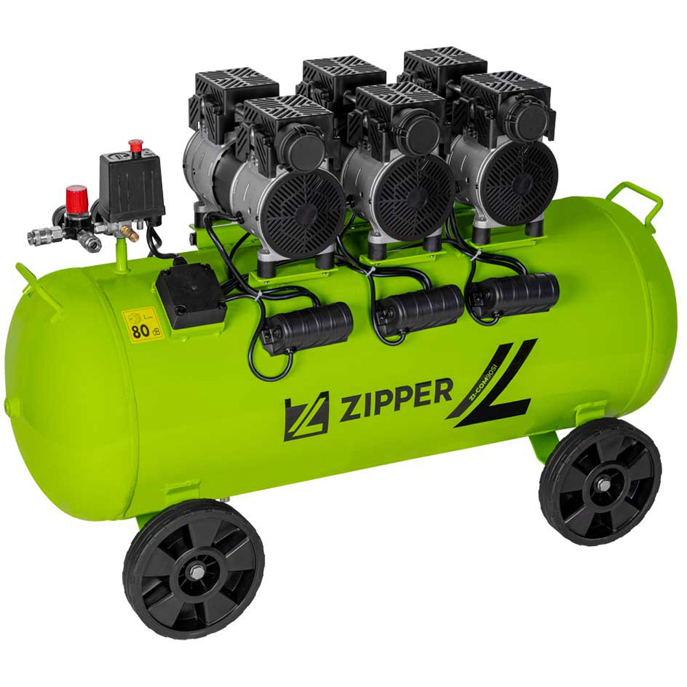 Zipper ZI-COM90SI 230V Silent Air Compressor 90L Image 2