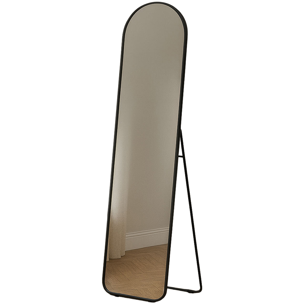 Neo Black Metal Frame Full Length Mirror 40 x 150cm Image 1