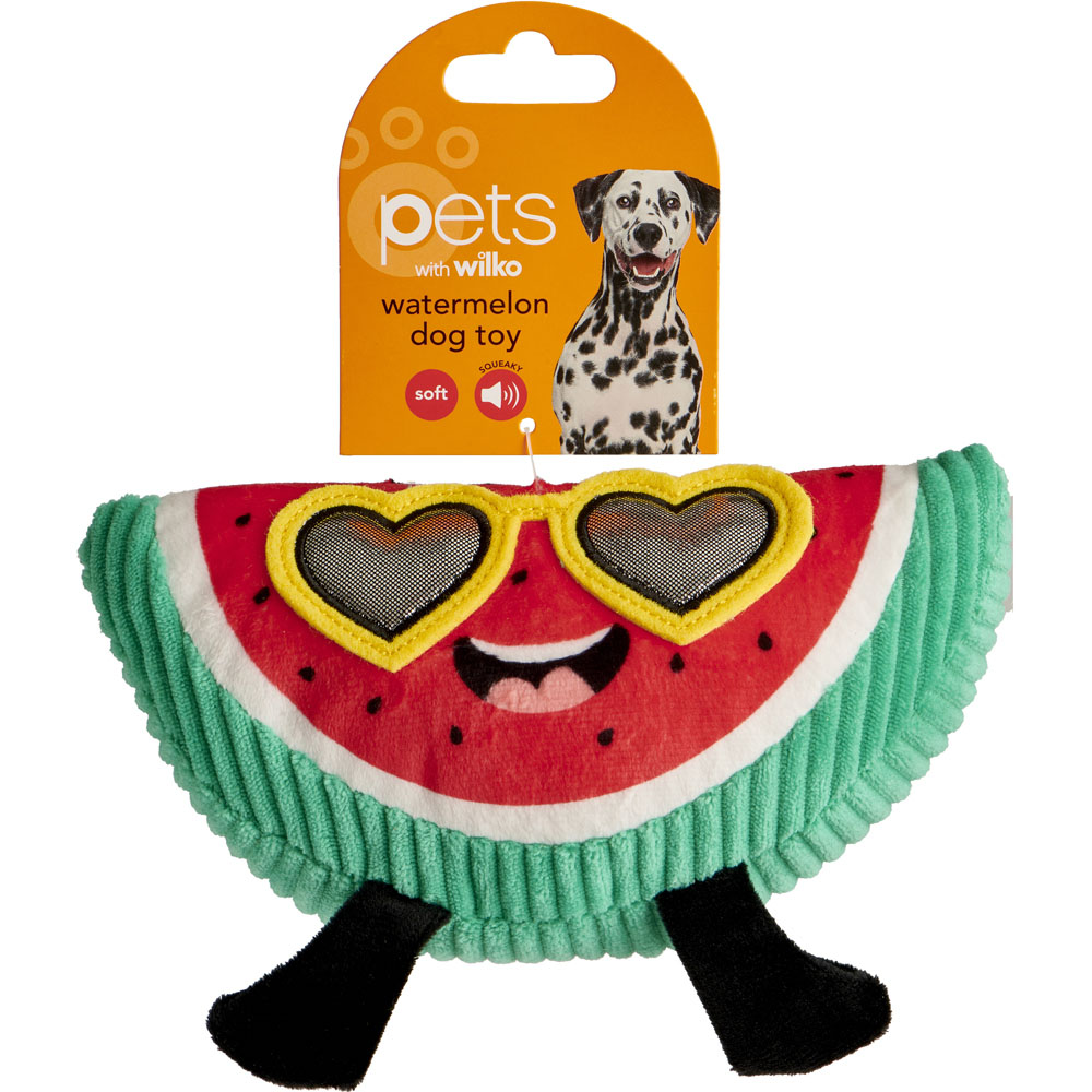 Wilko Watermelon Dog Toy with Squeaker Image 5