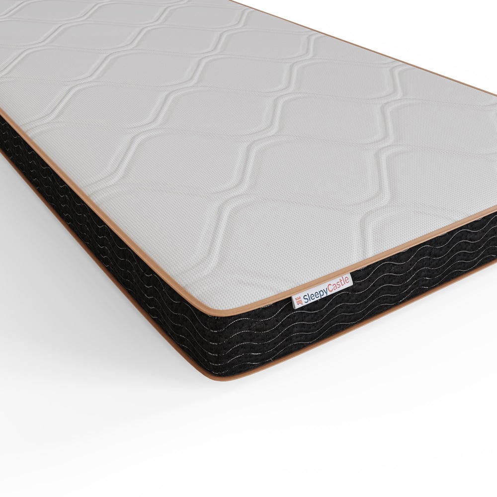 GFW Single Grey Faux Leather Side Lift Ottoman Bed with Bonnell Mattress Image 7