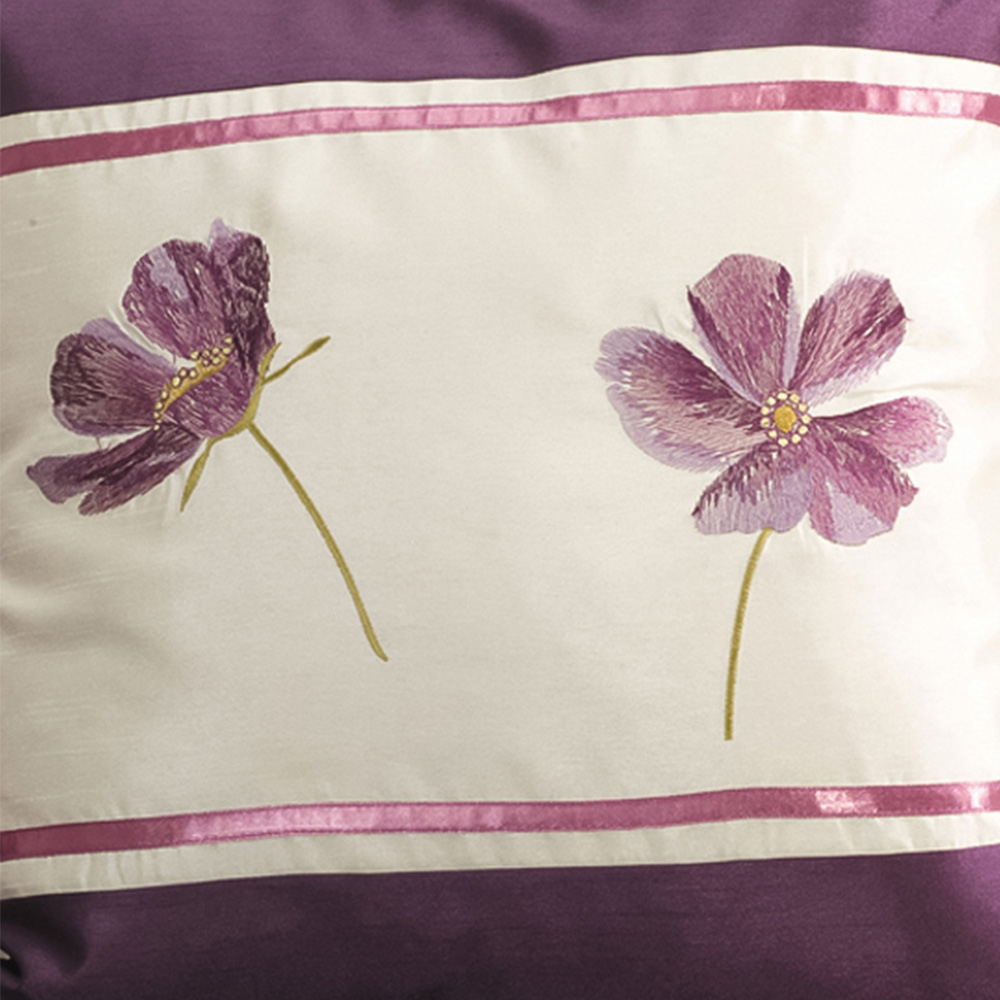 Intimates Georgia Aubergine Filled Cushion 43 x 43cm 2 Pack Image 3