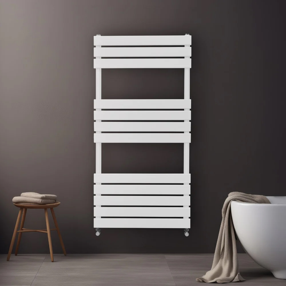 Monster Shop 2461BTU White Flat Panel Towel Radiator 1200 x 600mm Image 5