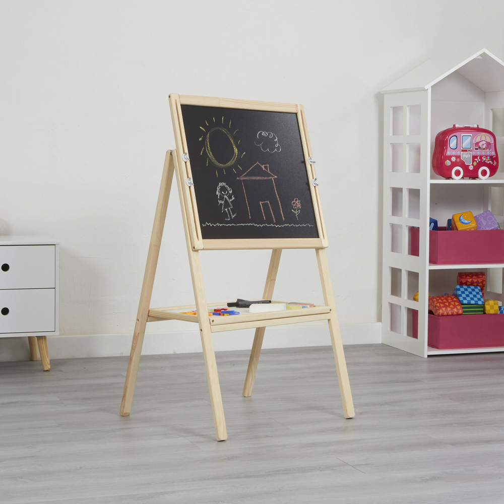 Liberty House Toys Kids Height Adjustable Easel with Accessories Image 2