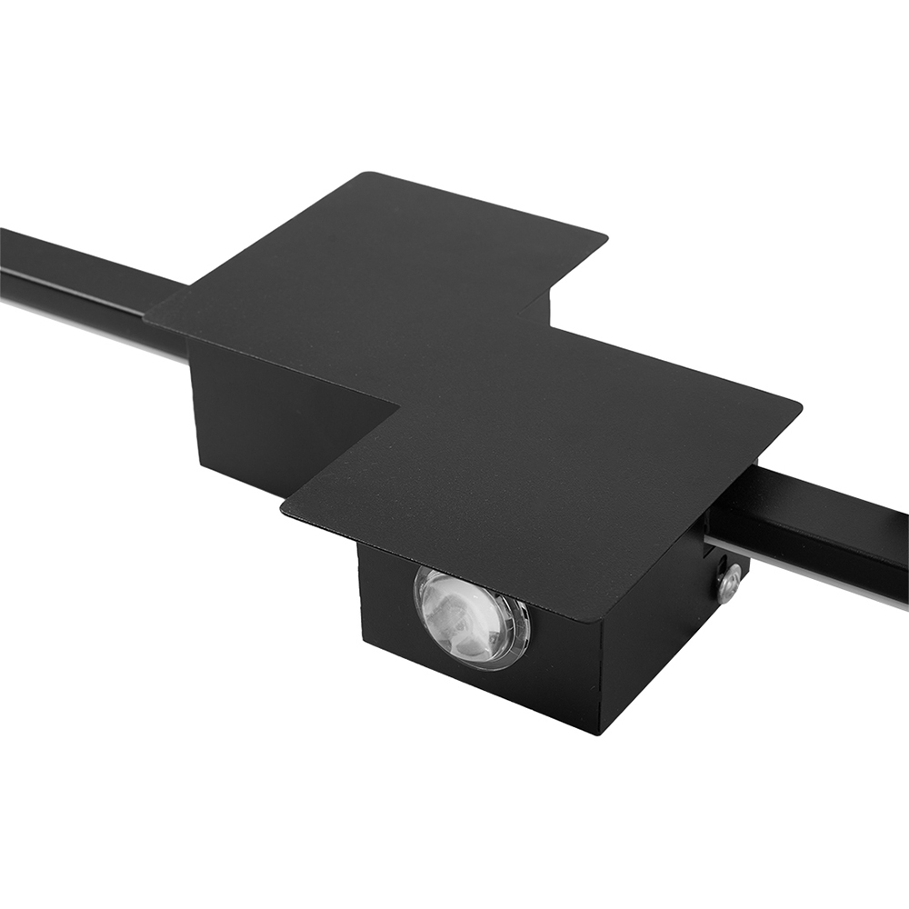 Living and Home Modern Black Aluminium LED Wall Light 11W Image 7