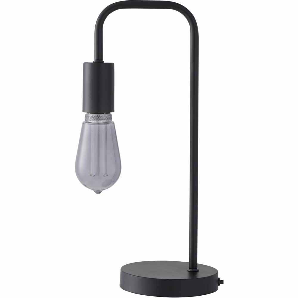 Wilko Black Angled Table Lamp Image 1