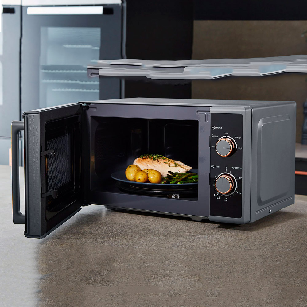 Tower Grey Cavaletto 800W 20L Manual Microwave Image 8